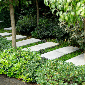 Natural stone step stones