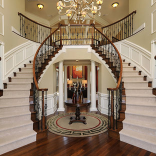 newark round table Staircase   Houzz Double