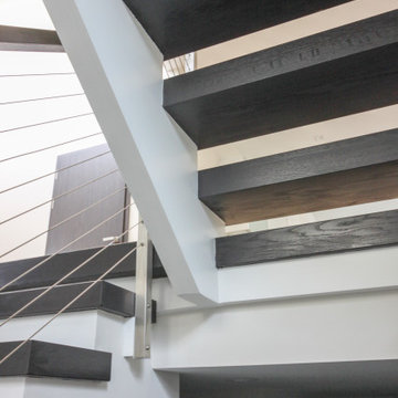 Project #70 | Open-Riser Staircase with Cable Railing