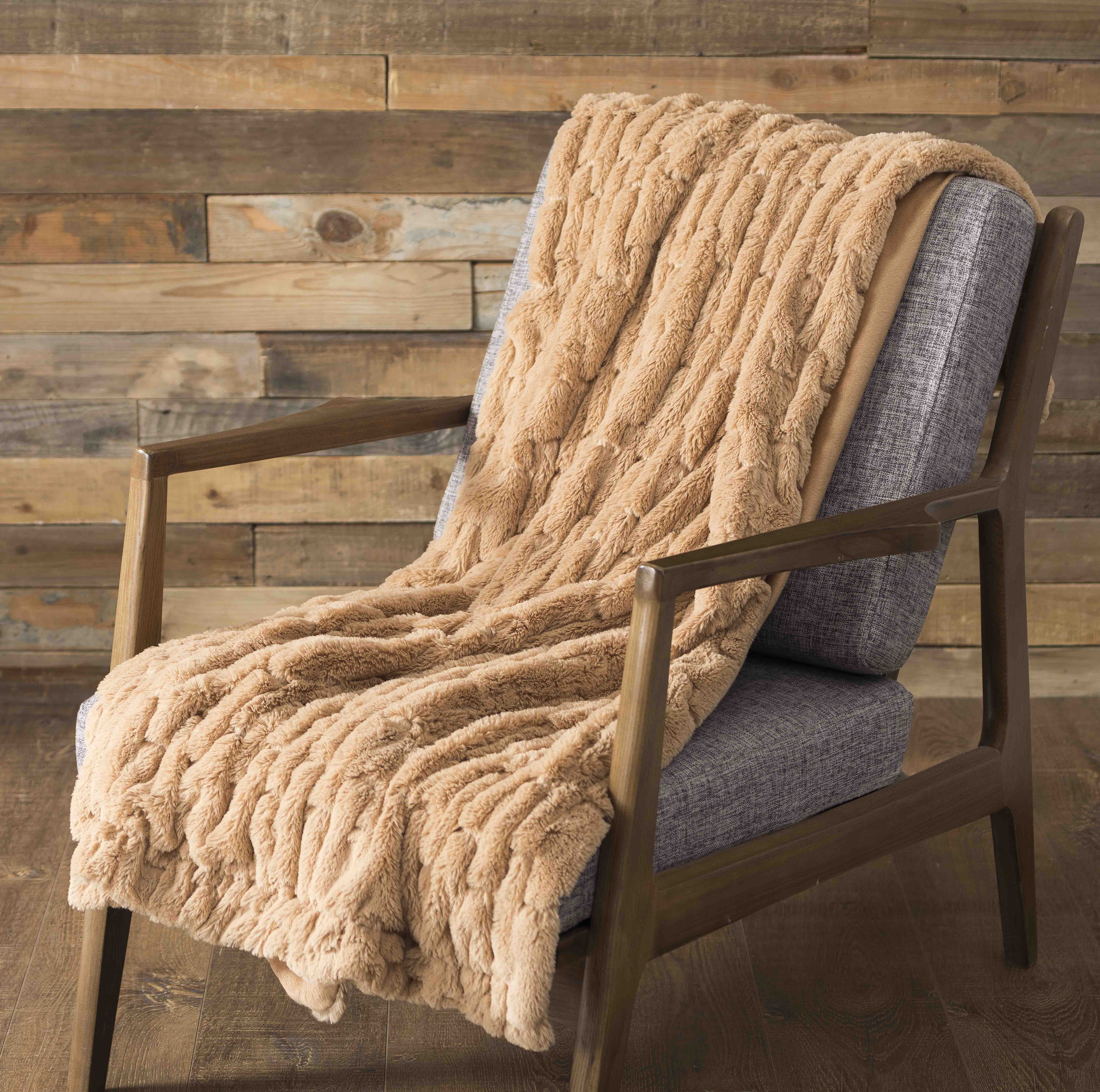 Camel Faux Throw - Contemporary - Throws - by Peking Handicraft, Inc ...