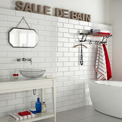 Diamante White Ceramic Subway Tile - Products