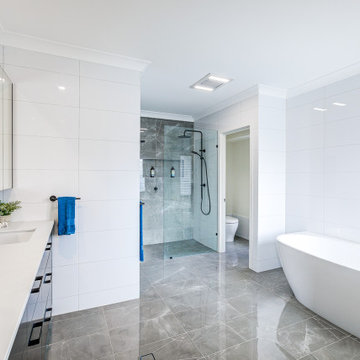 Captivating Minimalist Master Bathroom Renovation