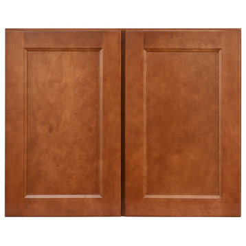 Sunny Wood ESW3024-A Ellisen 30" x 24" Double Door Wall Cabinet - Amber Spice