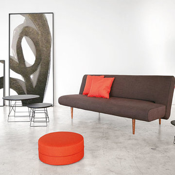 Unfurl Heavy Natch Brown Sofa Bed by Innovation USA - $1190.00
