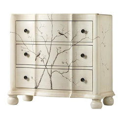 3-Drawer Off White Chest - Accent Chests And Cabinets