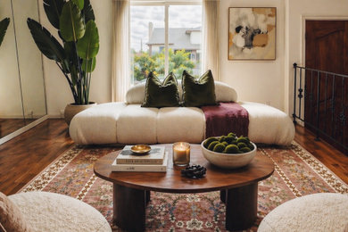 Elegant living room photo in Orange County