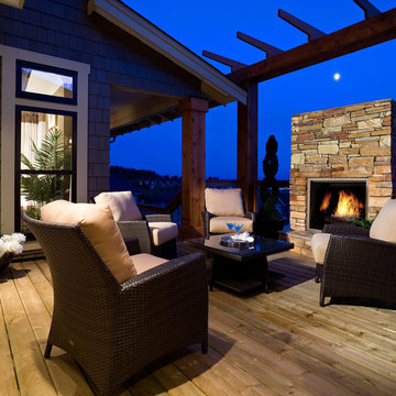 TC42 Outdoor gas fireplace
