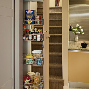Pull out pantry in Galley kitchen
