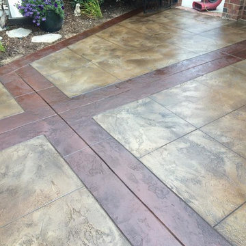 Decorative Concrete Patio Stamped Concrete