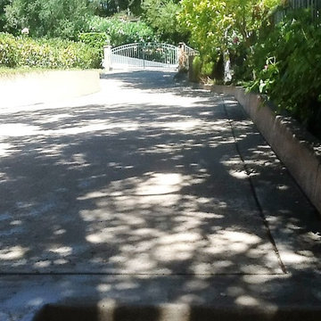 Driveway before