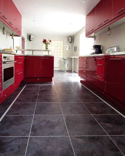 Modern Kitchen by Karndean Designflooring