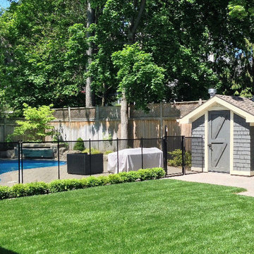 Child safe removable pool fence, safety swimming pool fence