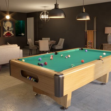Garage Conversion to Family Hangout