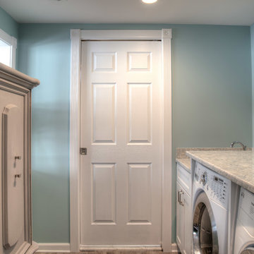 Bright Traditional Kitchen and Bathroom Remodel