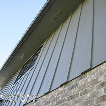 Board and Batten Hardie Timberbark Vertical Panel Siding & Trim in Orland Park