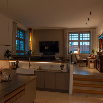 Umbau einer alten Scheune zu einem Wohnhaus
