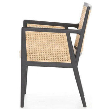 Cane Arm Dining Chair