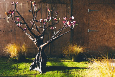 Freestanding Magnolia Tree Sculpture