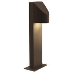Sonneman - Shear 16" Bollard, Textured Bronze, 16" - Beautifully executed forms of sculptural presence and simplicity that are equally at home inside or out.