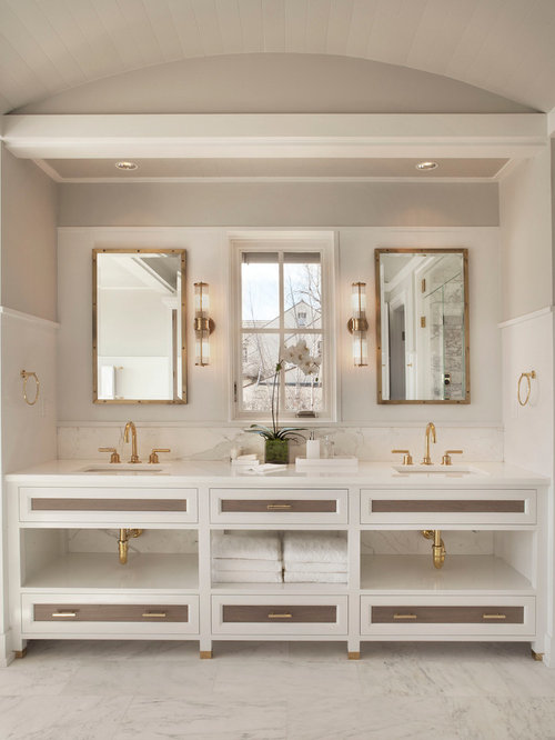 Gold Bathroom | Houzz