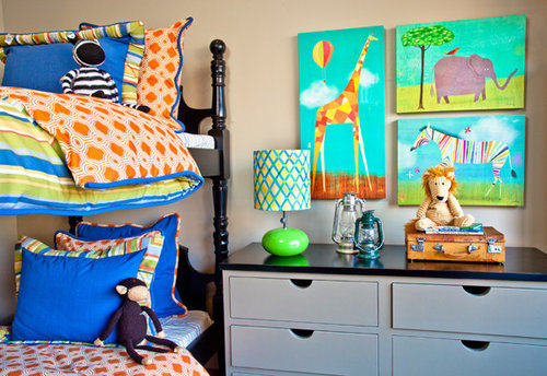 Rainbow Jungle Themed Kid's Room