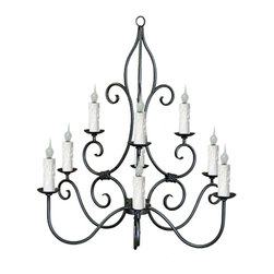 CH-219 Hand Forged Iron Chandelier Designs - Chandeliers