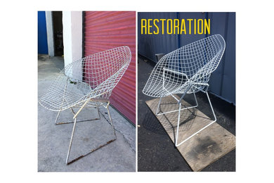 Bertoia Diamond Chair Restoration