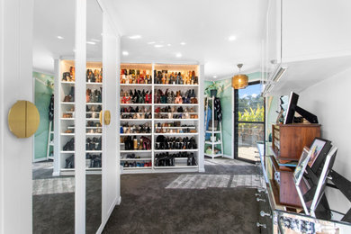 Photo of a women's storage and wardrobe in Brisbane.