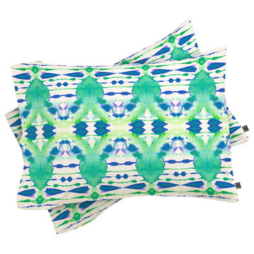 Deny Designs Amy Sia Inky Oceans Pillow Shams, Queen