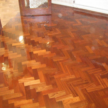 Sanding and Sealing Wood Floor in Living Premises