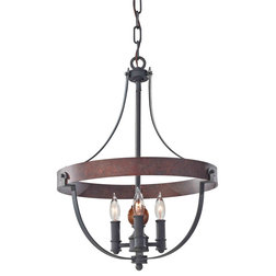 Rustic Chandeliers by ALCOVE LIGHTING