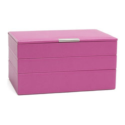 Medium Stackable Tray Set in Orchid - Jewelry Boxes And Organizers