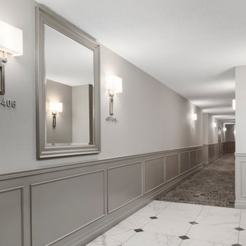 INTERIOR DESIGN OF CONDOMINIUM CORRIDOR 75 YORK MILLS