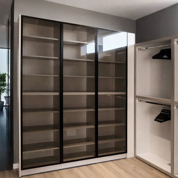High-End Custom Walk-in Closet Systems by VelArt, Miami
