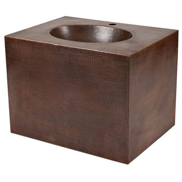 Premier Copper Products VADB24181 24" Wall Mounted Single Basin - Oil Rubbed