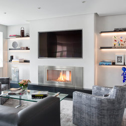 Upper East Side Residence - Indoor Fireplaces