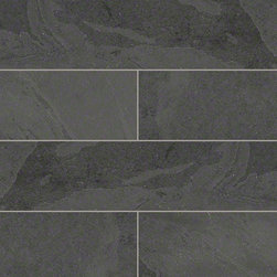 16" x 24" Adoni Black Tile - Wall And Floor Tile