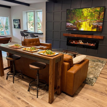 Ron and Cheryl Parrington full basement build out