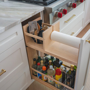 Inside This Transitional Kitchen Masterpiece | Quartzite Countertops That Stun!
