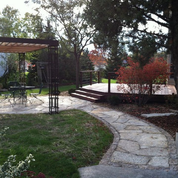 Town of Brookfield Custom Ipe Deck and Aluminum Pergola