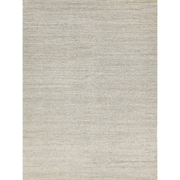 Lauryn Handwoven Wool and Polyester Beige Area Rug, 5'x8'