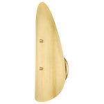 Mitzi - Mitzi Layla 2-LT Wall Sconce H157102-AGB - Aged Brass - This 2-LT Wall Sconce from Mitzi has a finish of Aged Brass and fits in well with any Modern style decor.