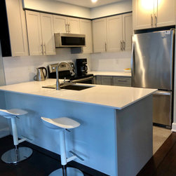 Profile I | Light Grey Cabinet Doors - Kitchen Cabinetry