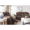 Signature Design by Ashley Stoneland Reclining Loveseat in Chocolate