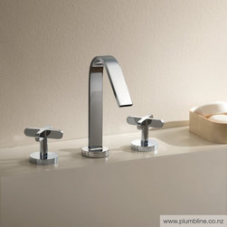 Riviera 3 Hole Basin Mixer - Bathroom Sink Taps