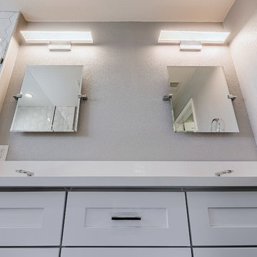 San Jose Master Bathroom Remodel with 3D Tile Installation