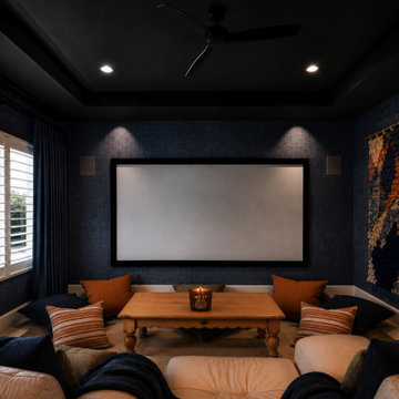 Media Room Conceptual Design Option