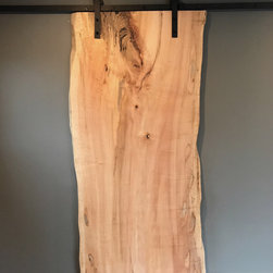Live Edge Solid Maple Sliding Door - Home Improvement