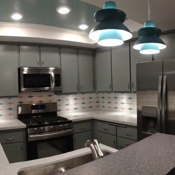 Costa Mesa - Retro Style Kitchen Remodel