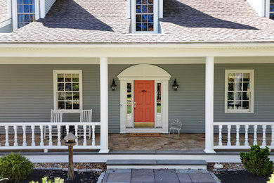 This is an example of a porch design in Boston.